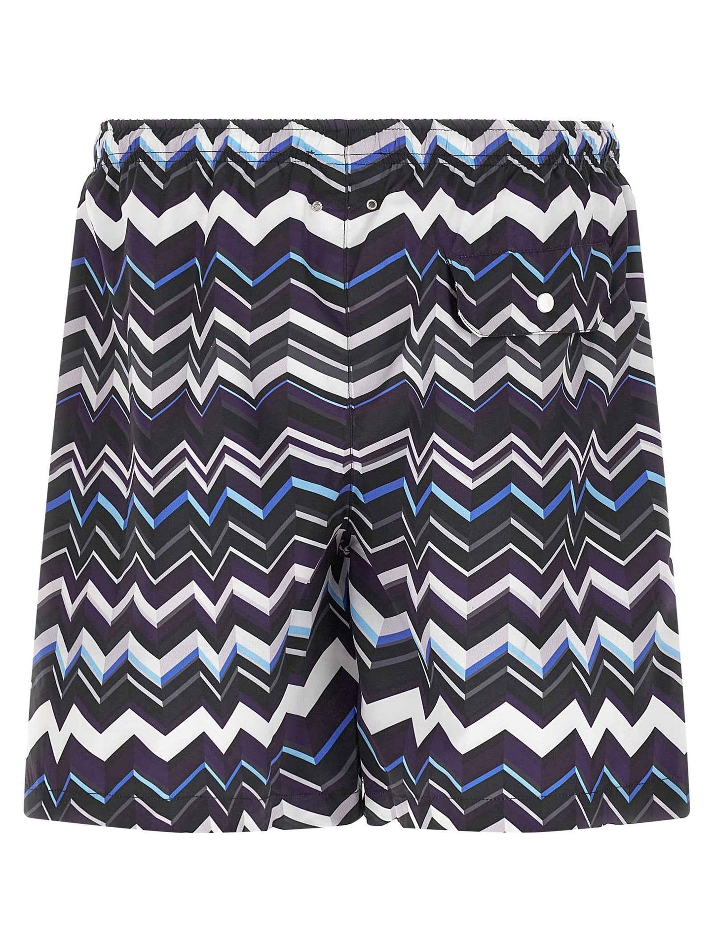 Multicolor Polyester Swim Shorts