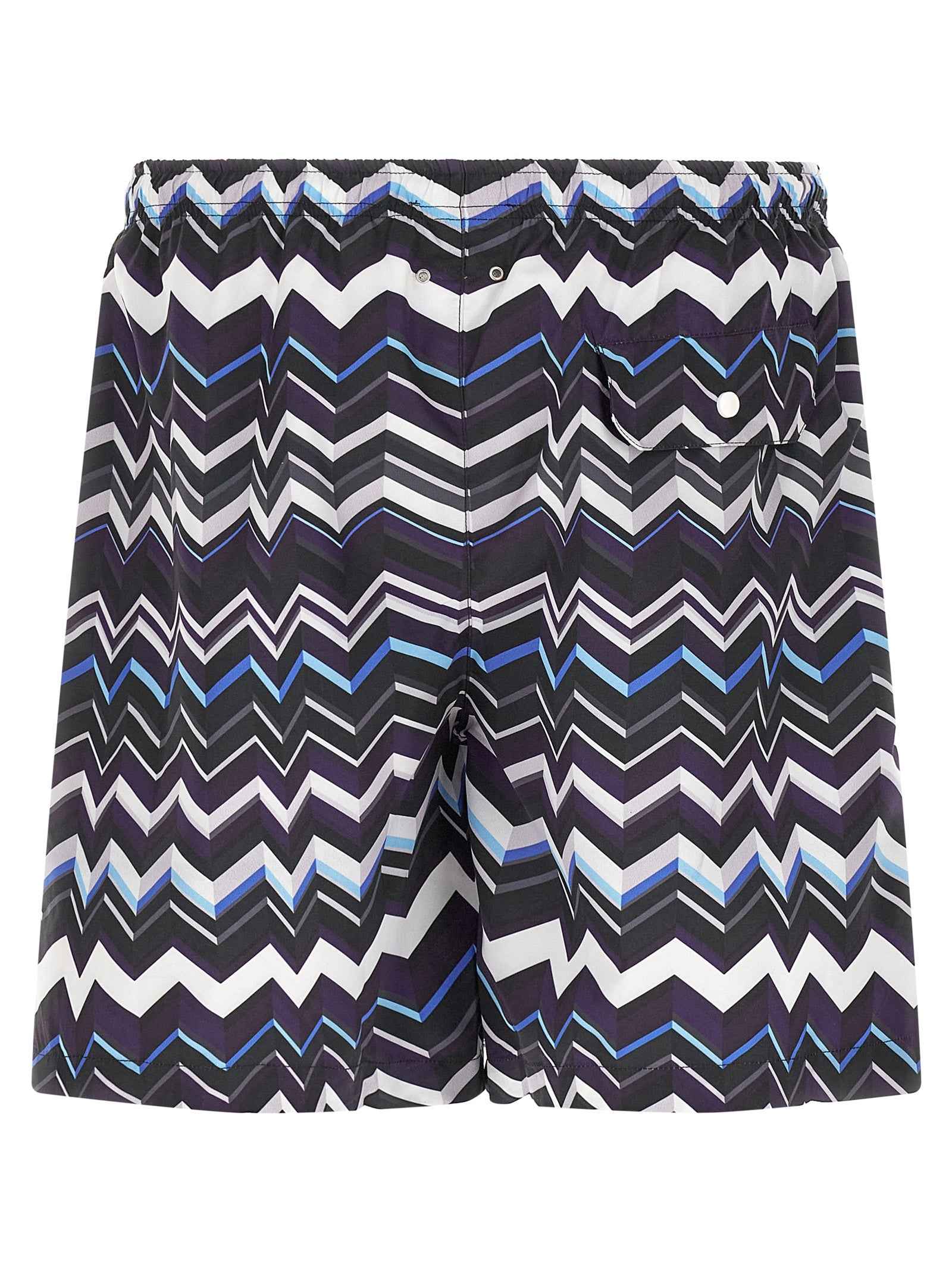 Multicolor Polyester Swim Shorts