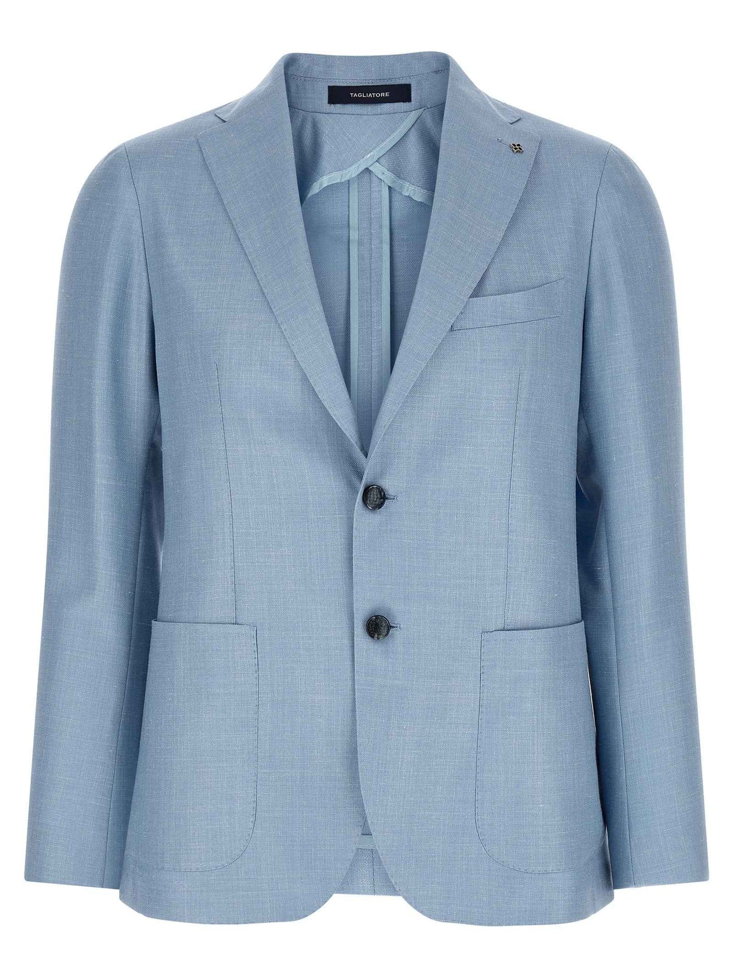 Blue Virgin Wool Blazer