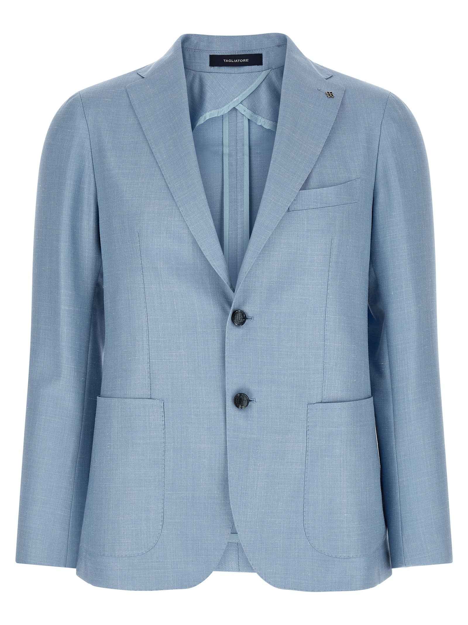 Blue Virgin Wool Blazer