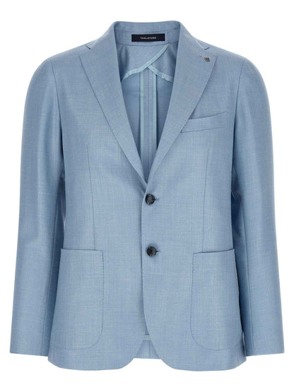 Blue Virgin Wool Blazer