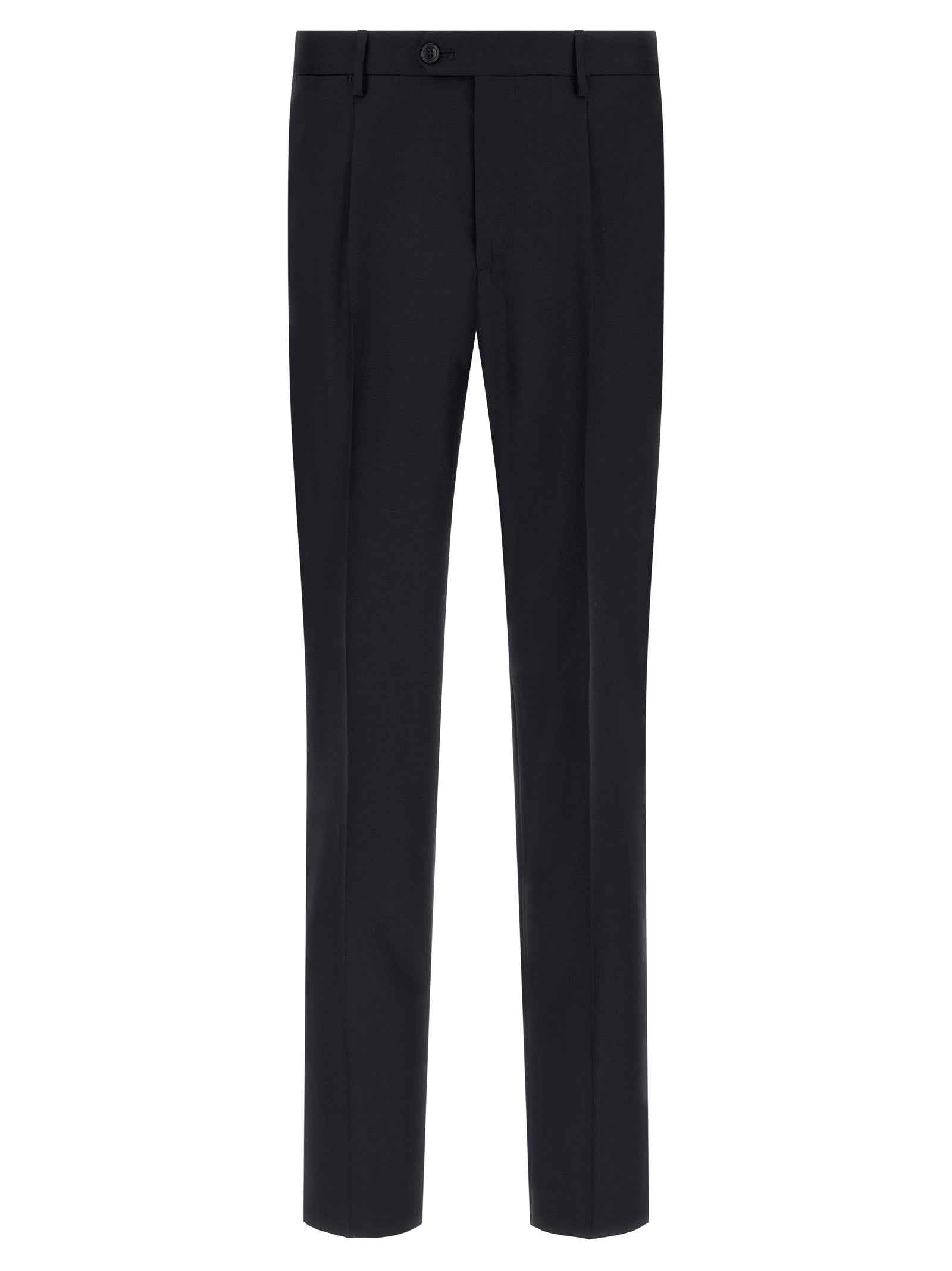Blue Virgin Wool Two-Piece Suit