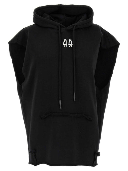 Black Cotton Sweatshirt