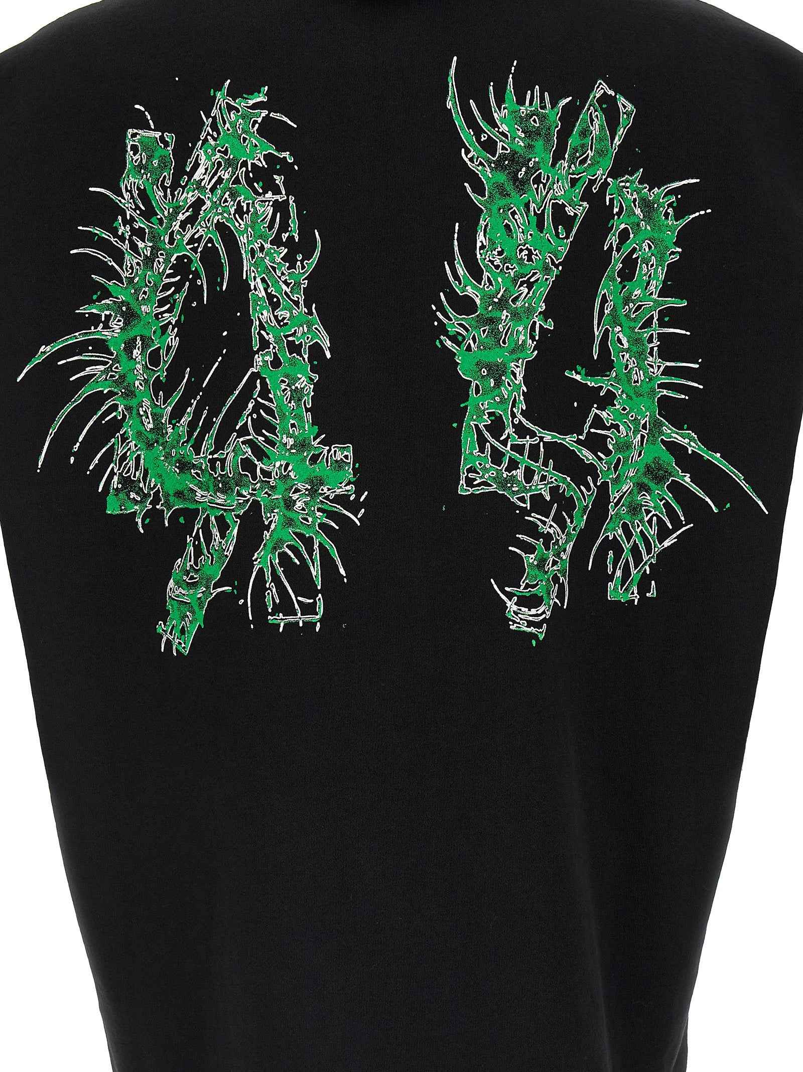 Black Cotton Sweatshirt