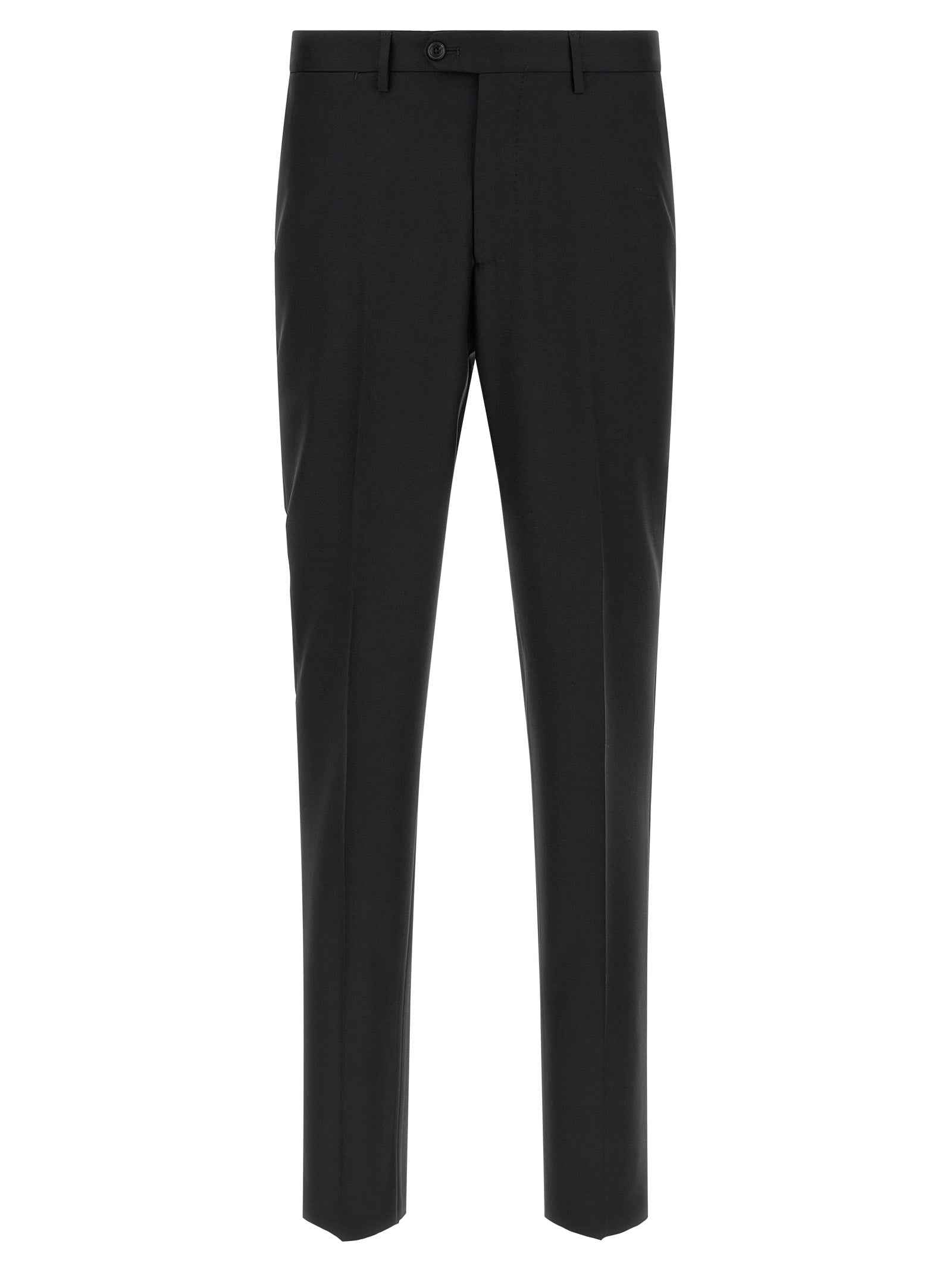 Black Virgin Wool Two-Piece Suit