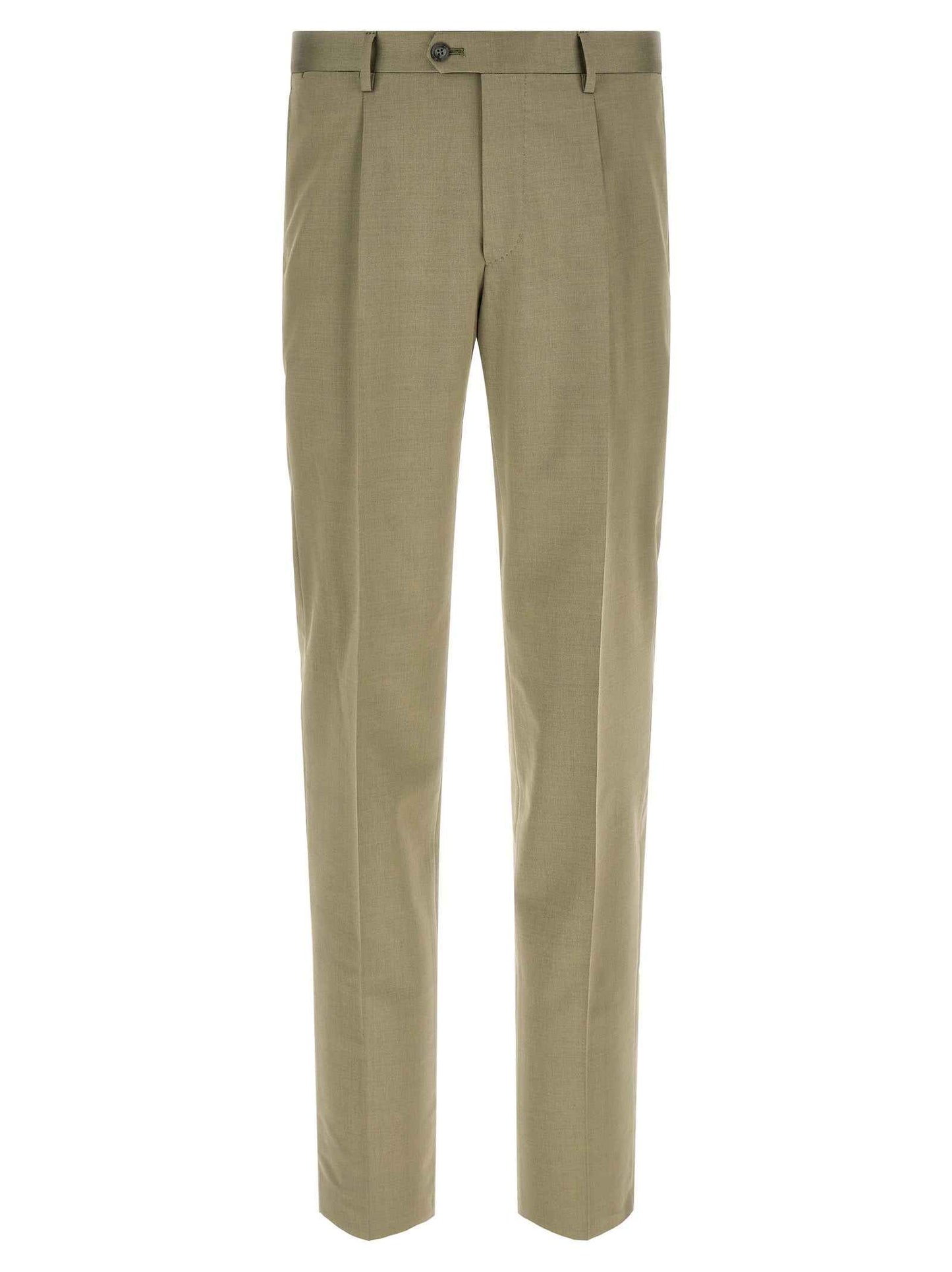 Bicolor Virgin Wool Two-Piece Suit