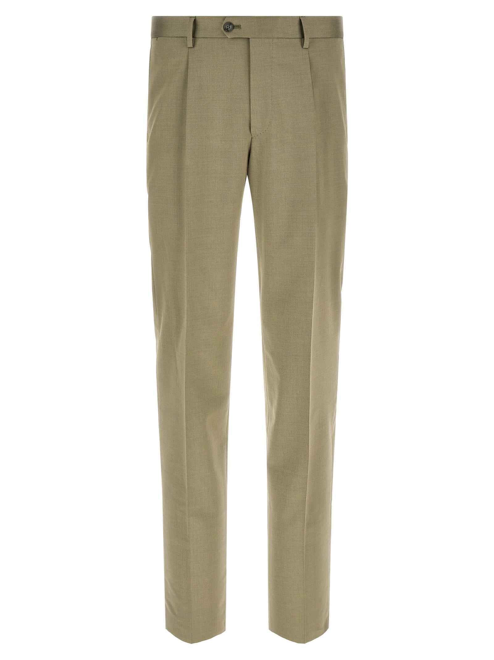 Bicolor Virgin Wool Two-Piece Suit