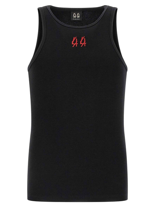 Black Cotton Tank Tops