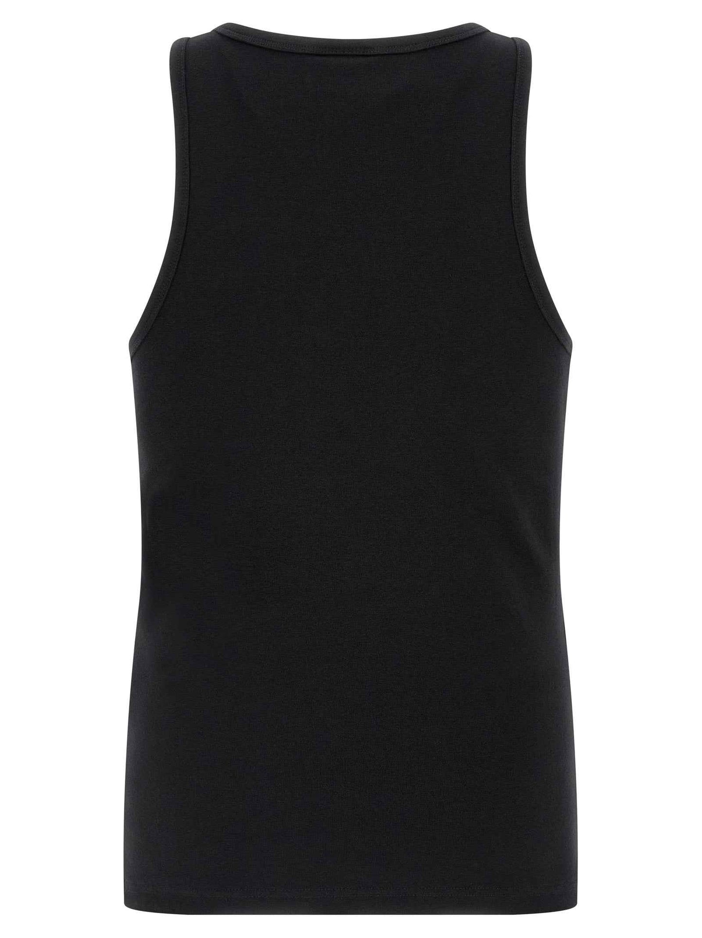 Black Cotton Tank Tops
