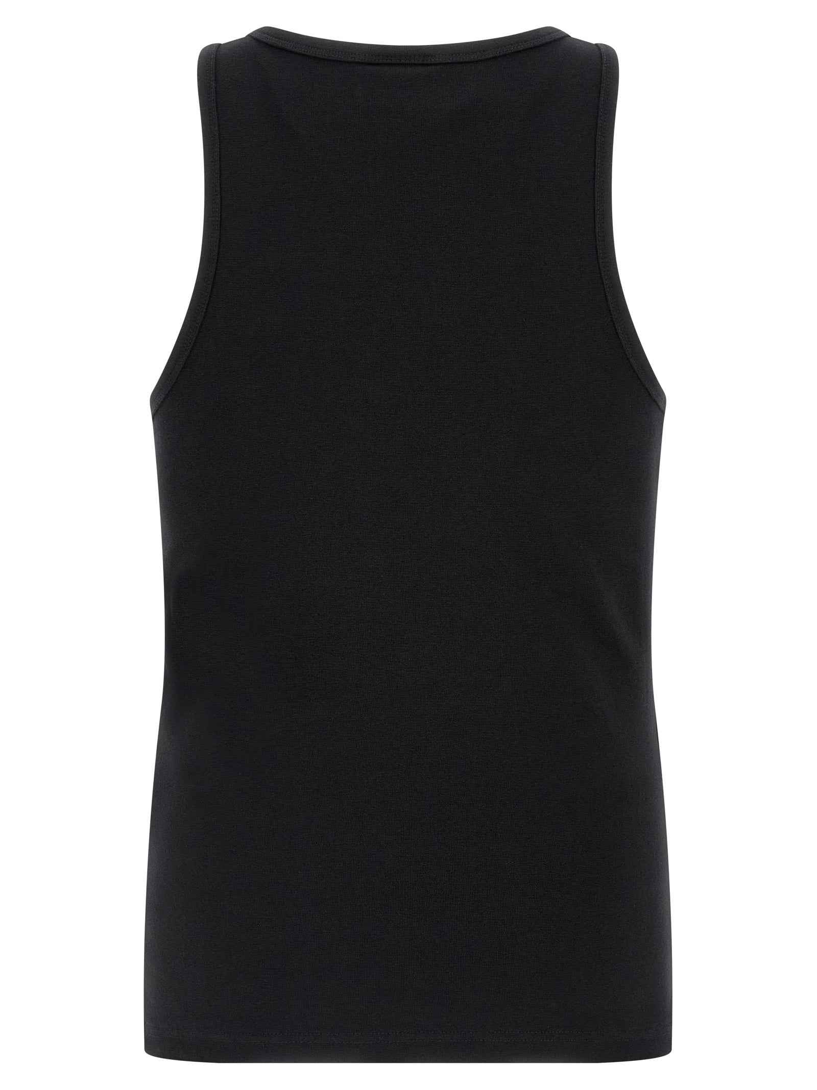 Black Cotton Tank Tops