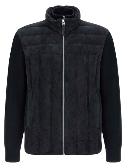 Blue Virgin Wool Full-Length Jacket
