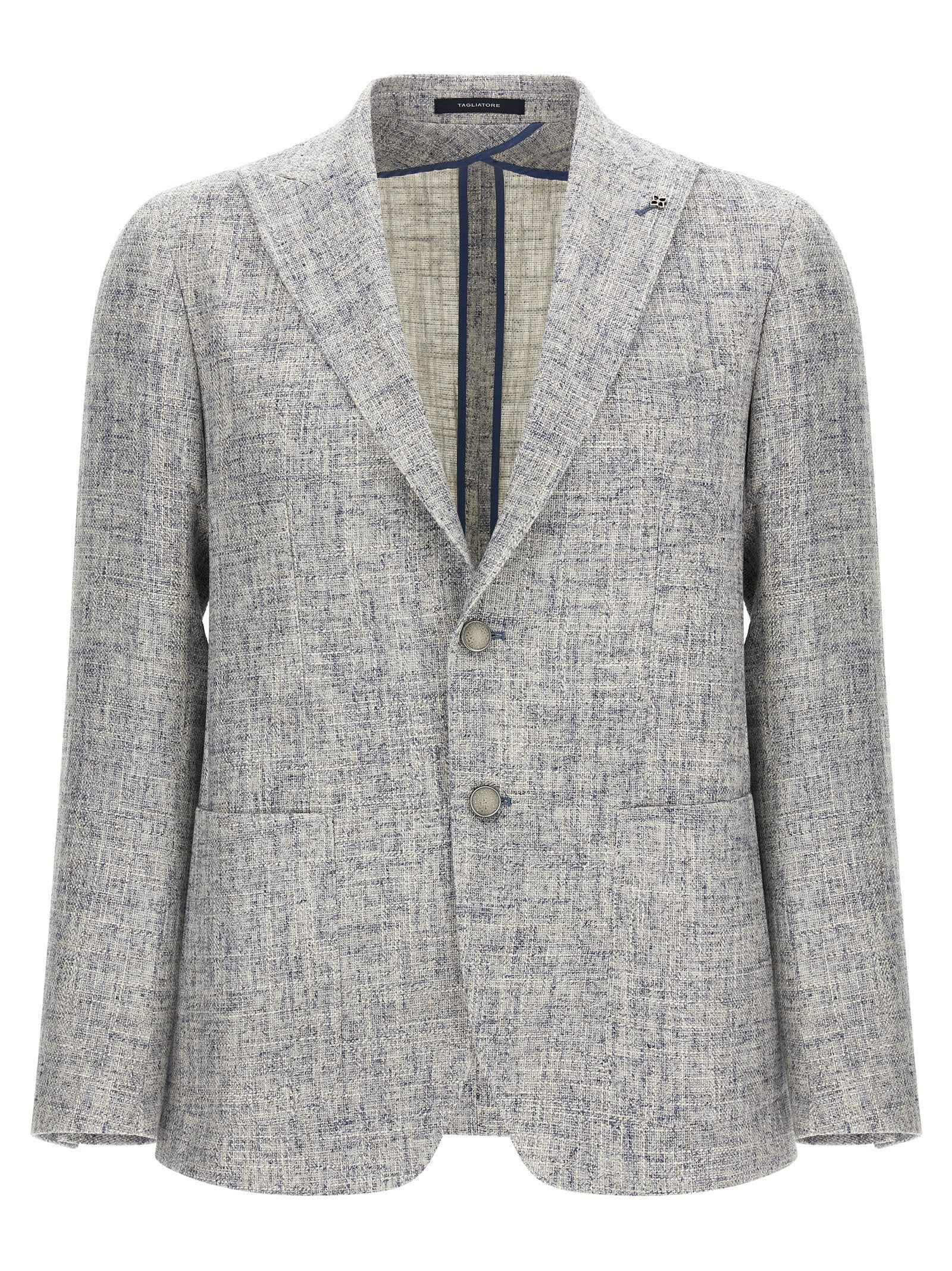 Blue Viscose Blazer