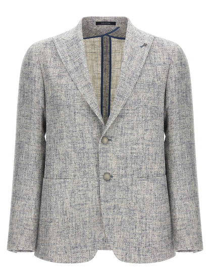 Blue Viscose Blazer