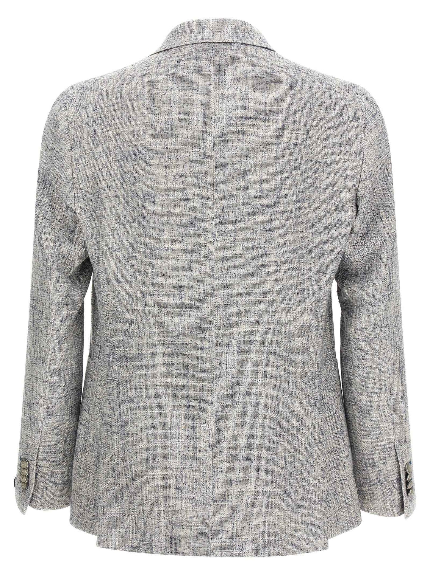 Blue Viscose Blazer