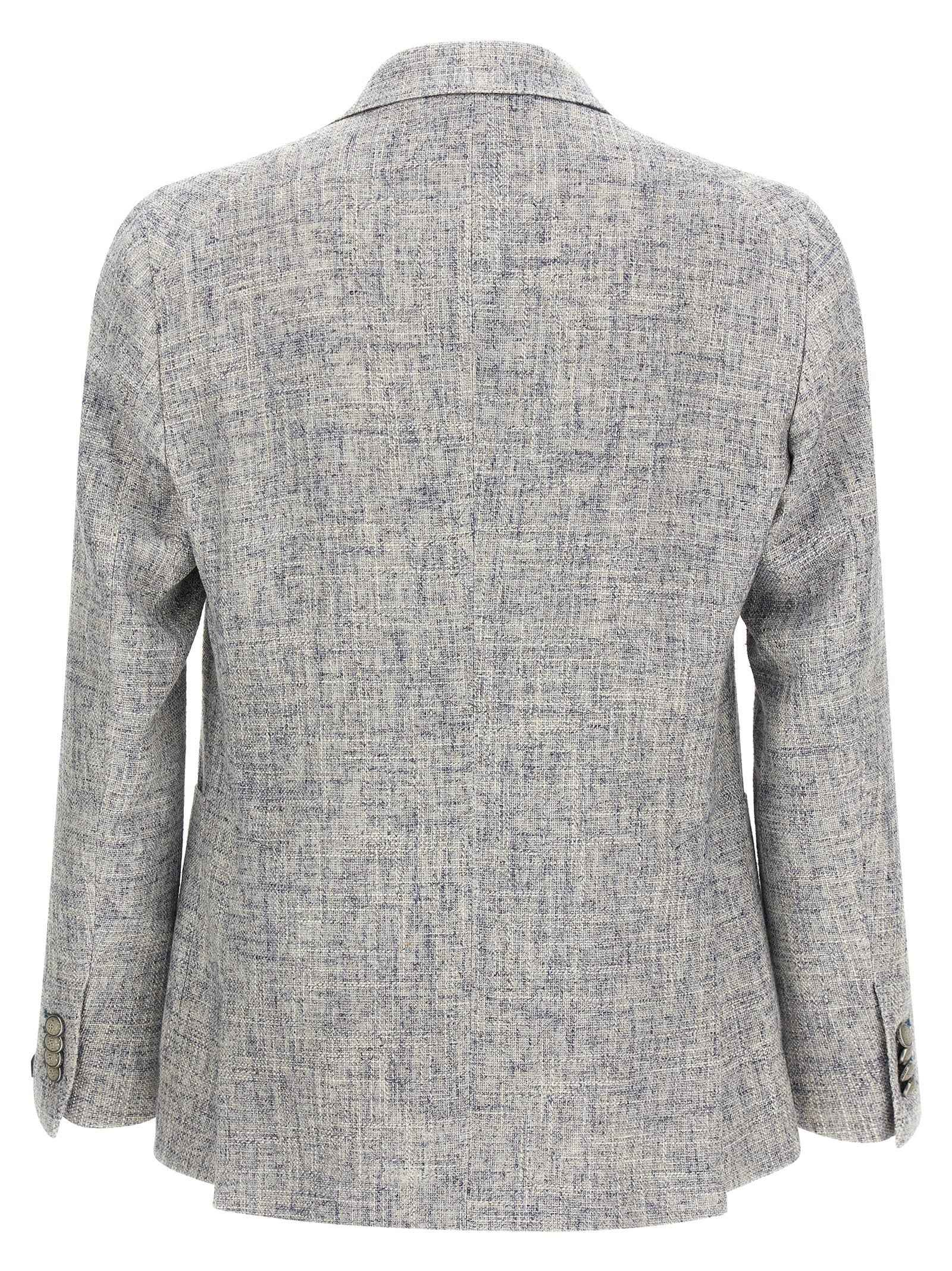 Blue Viscose Blazer