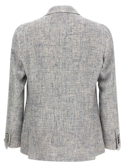 Blue Viscose Blazer