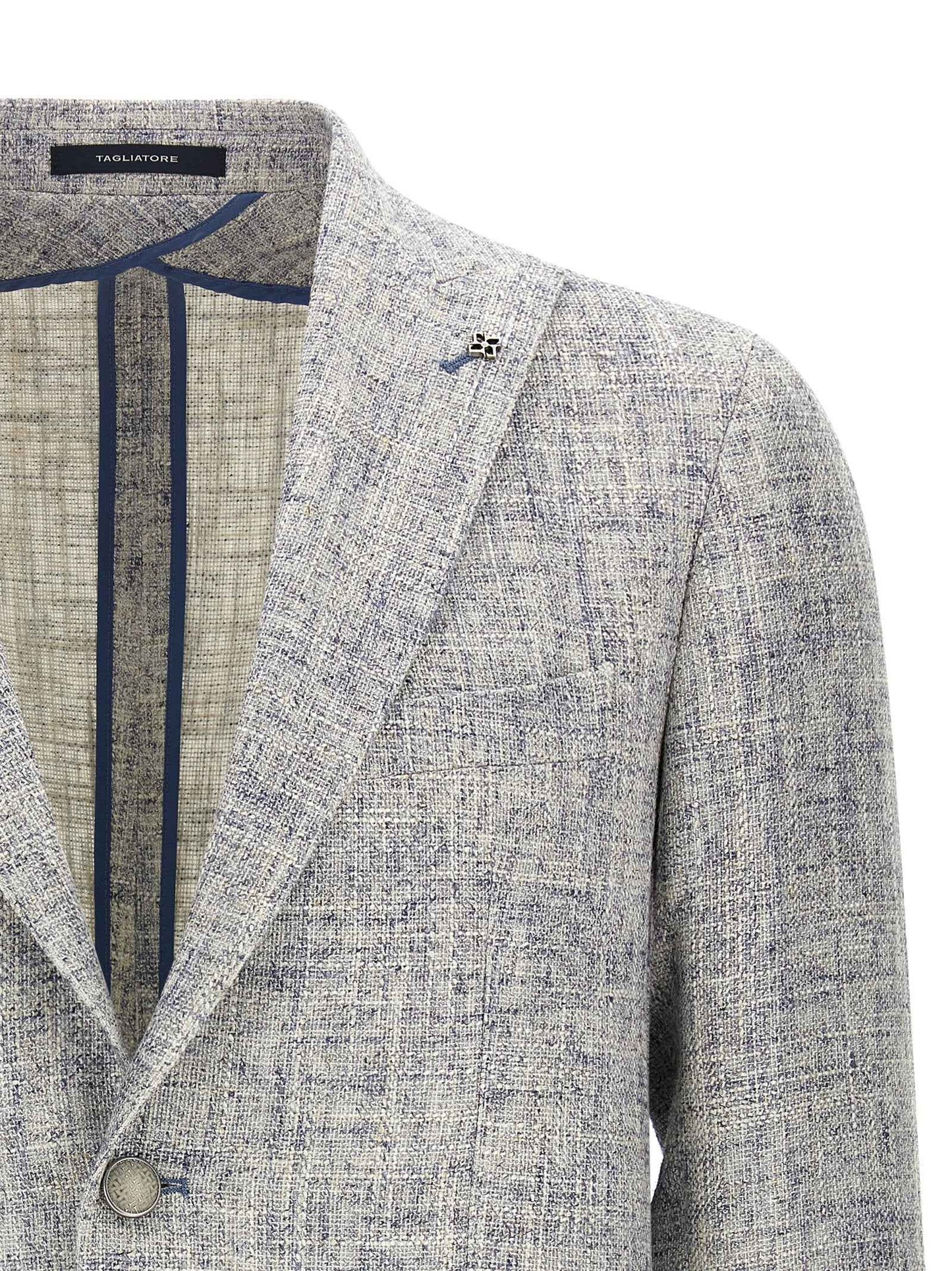 Blue Viscose Blazer