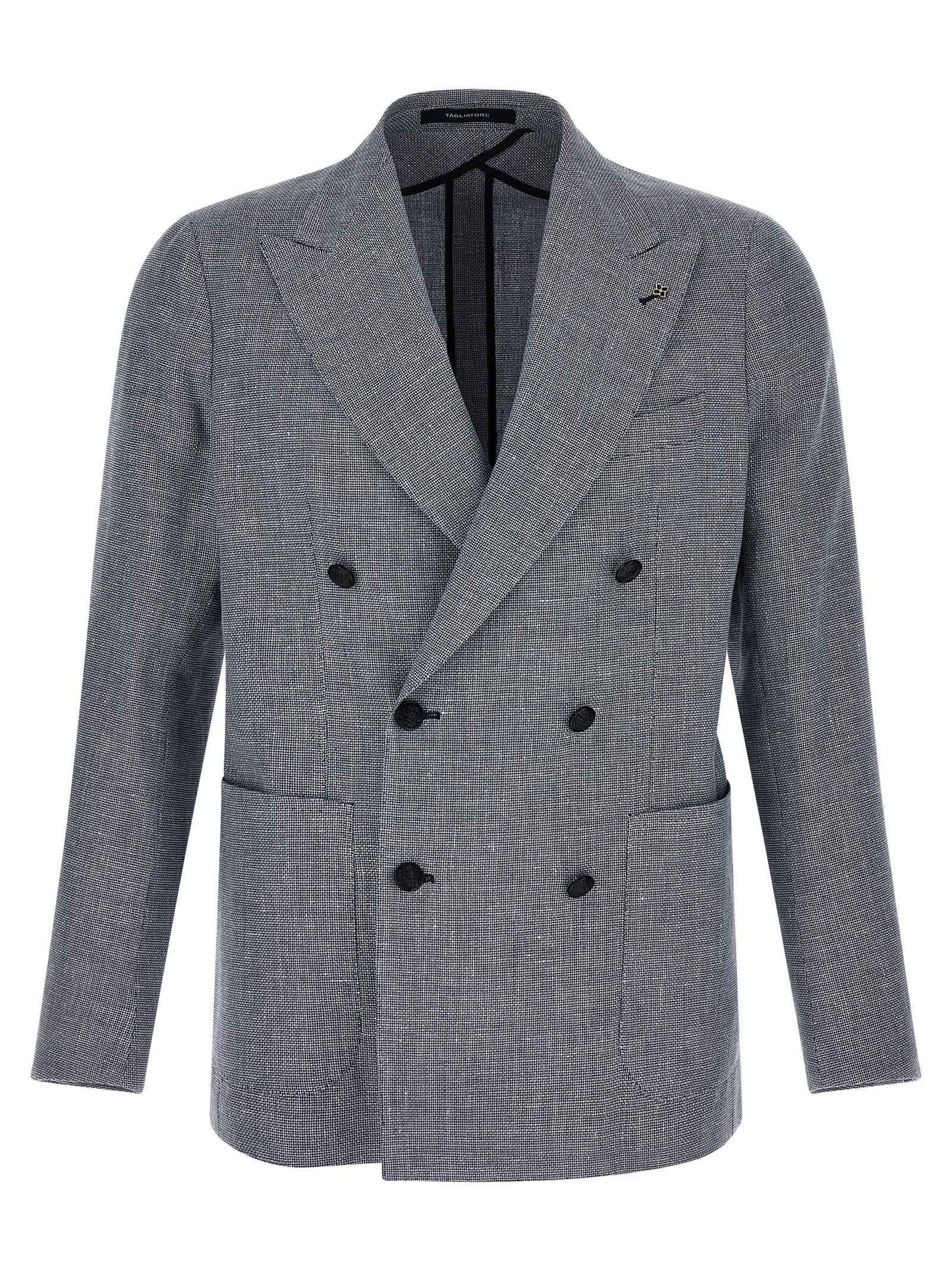 Blue Linen Blazer