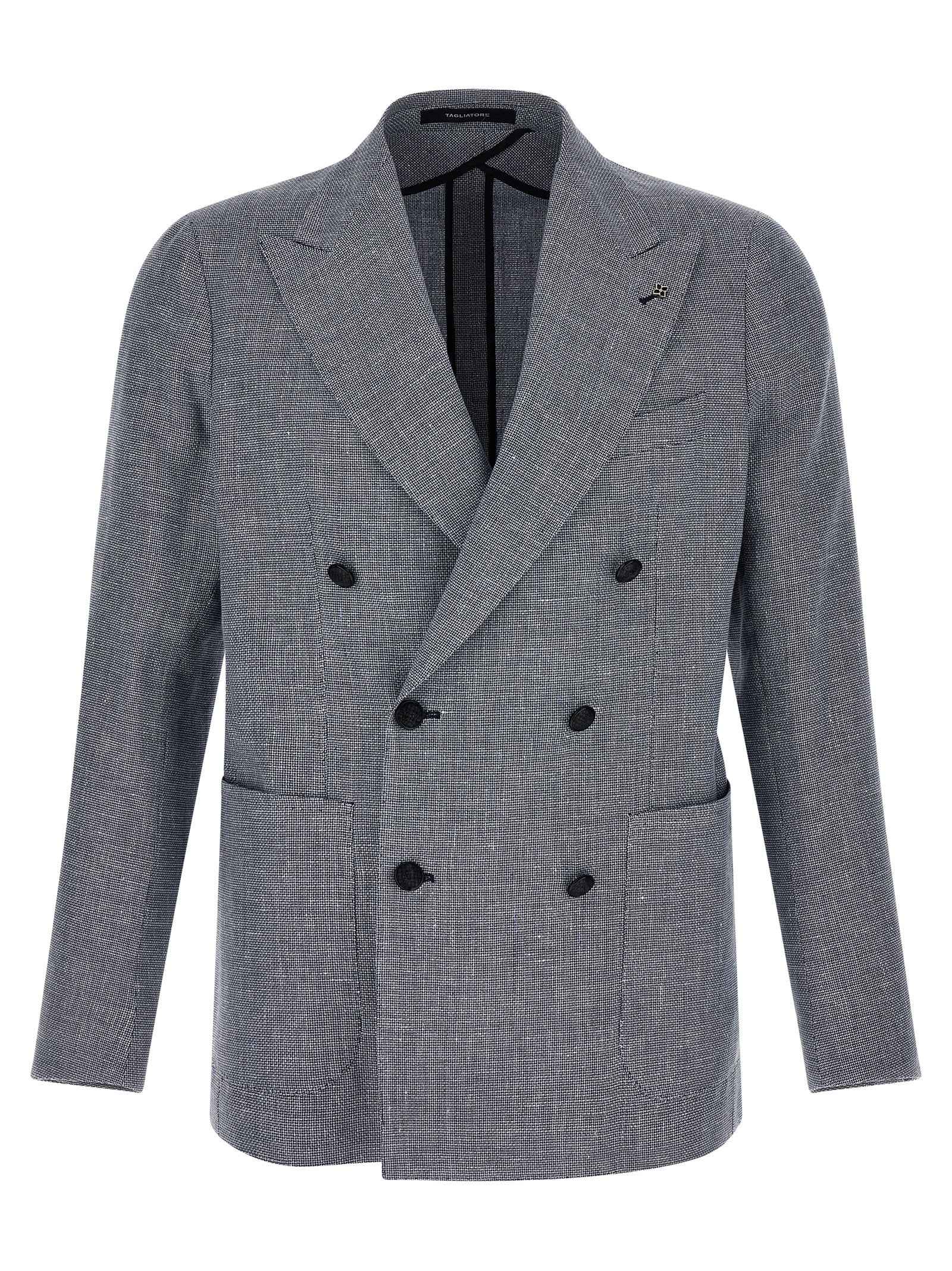 Blue Linen Blazer