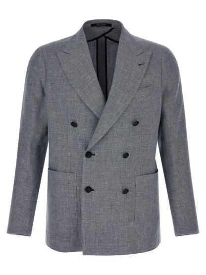 Blue Linen Blazer