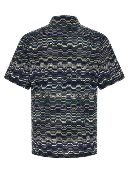 Blue Cotton Polo Shirt