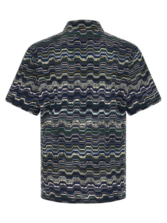 Blue Cotton Polo Shirt