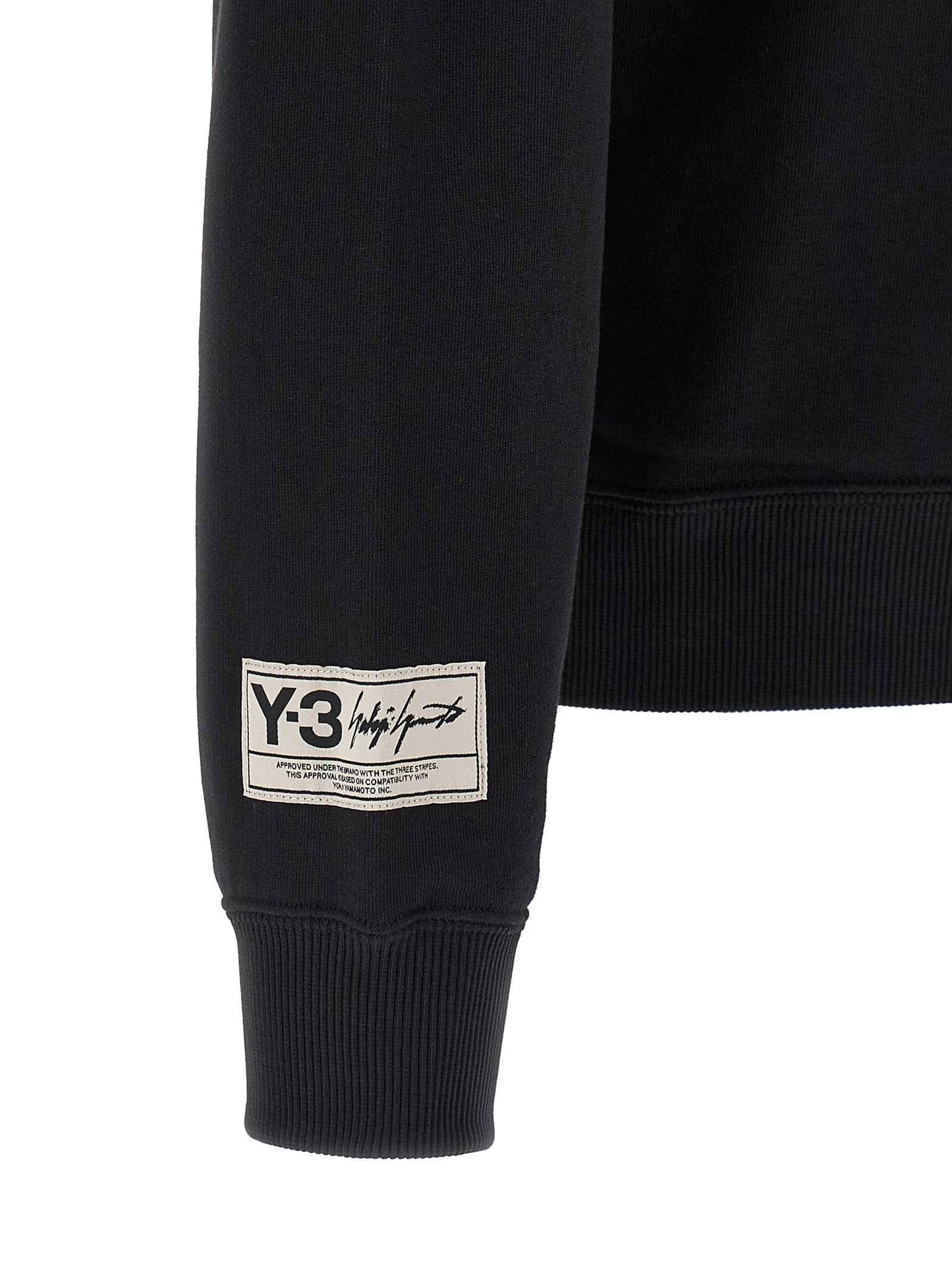 Black Cotton Sweatshirt