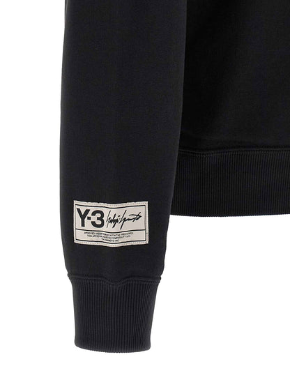 Black Cotton Sweatshirt