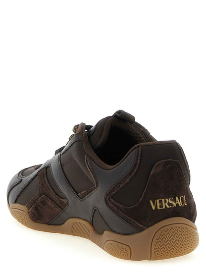 Brown Calfskin Athletic Sneakers