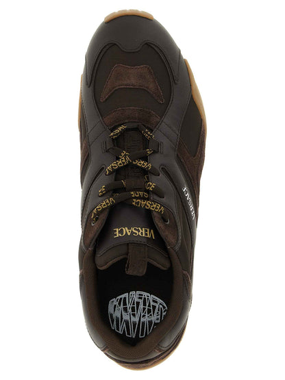 Brown Calfskin Athletic Sneakers