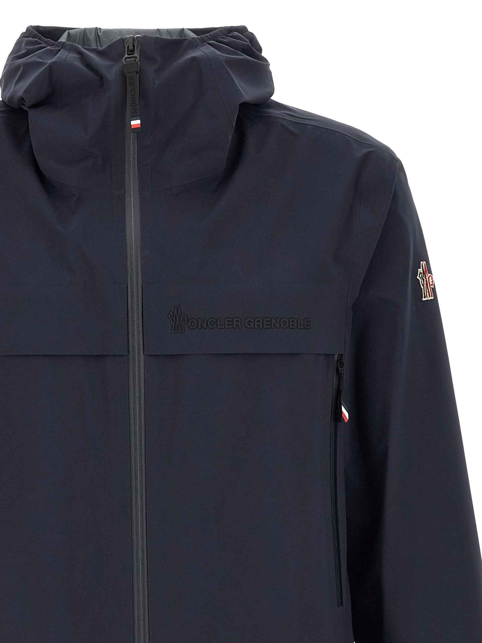 Blue Polyamide Shell Jacket