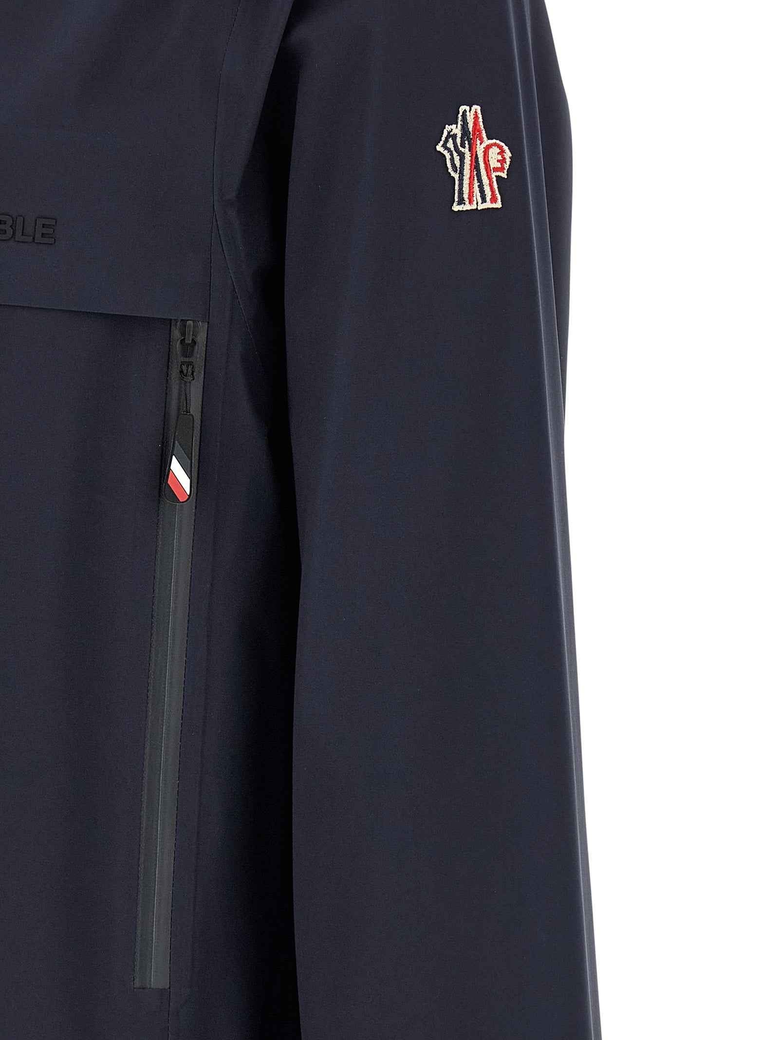 Blue Polyamide Shell Jacket
