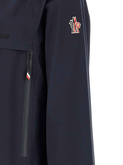 Blue Polyamide Shell Jacket