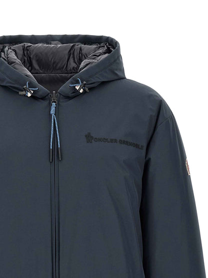 Blue Polyamide Shell Jacket