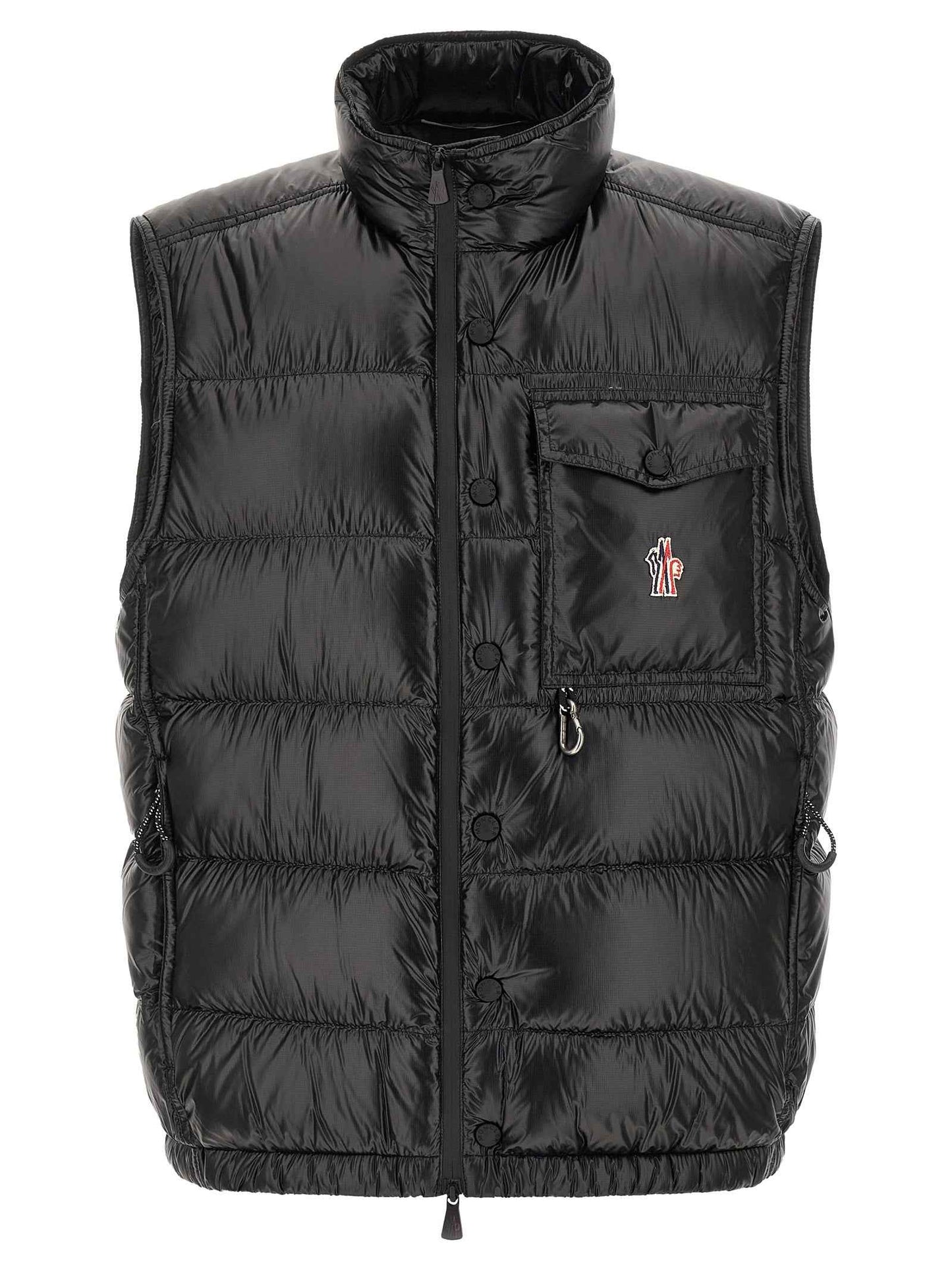 Black Polyester Shell Jacket