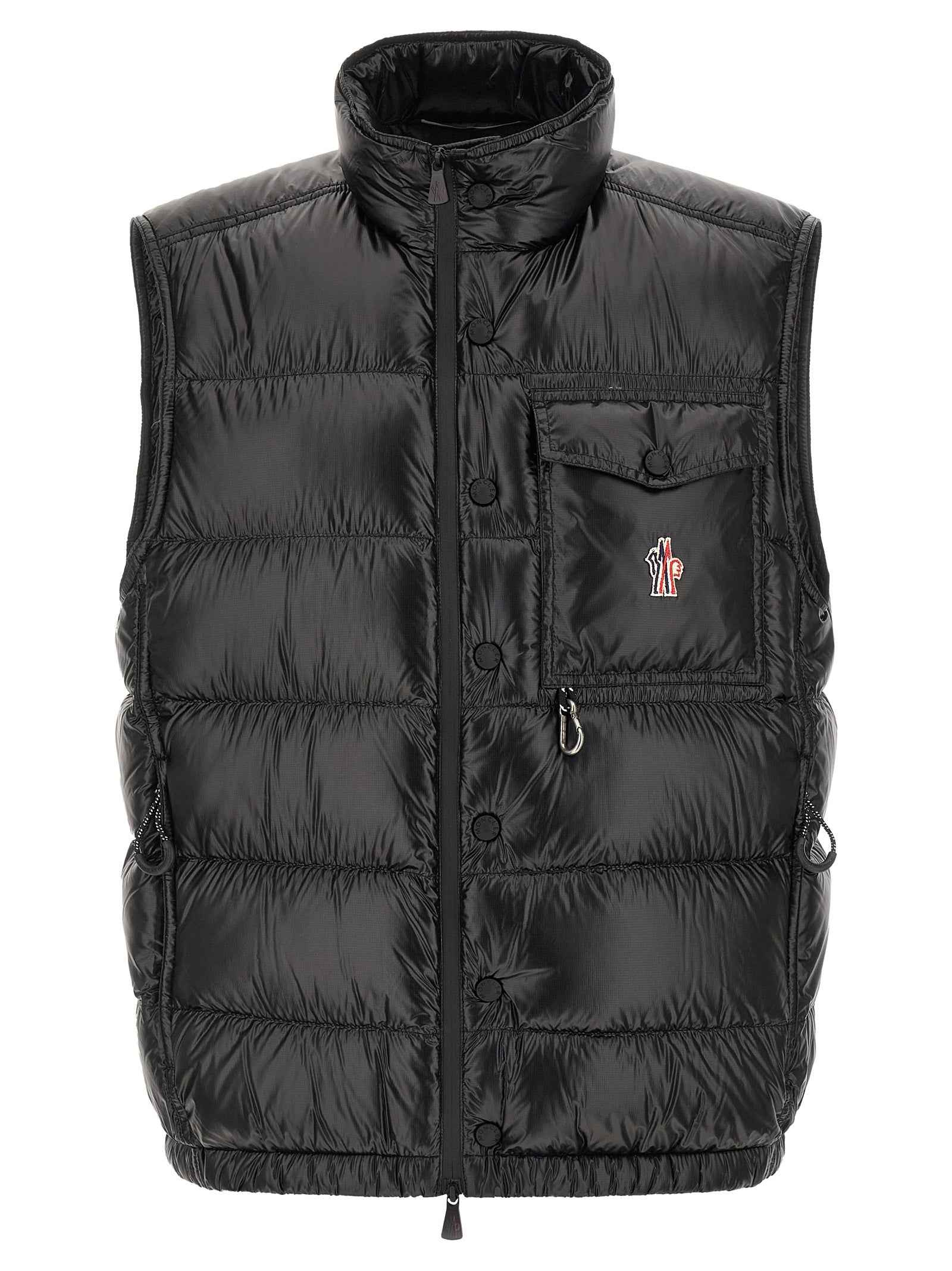 Black Polyester Shell Jacket