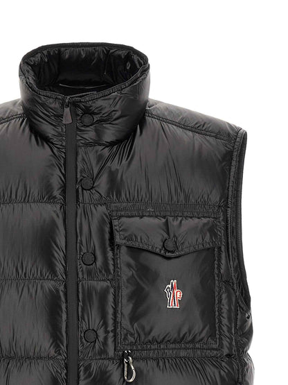 Black Polyester Shell Jacket