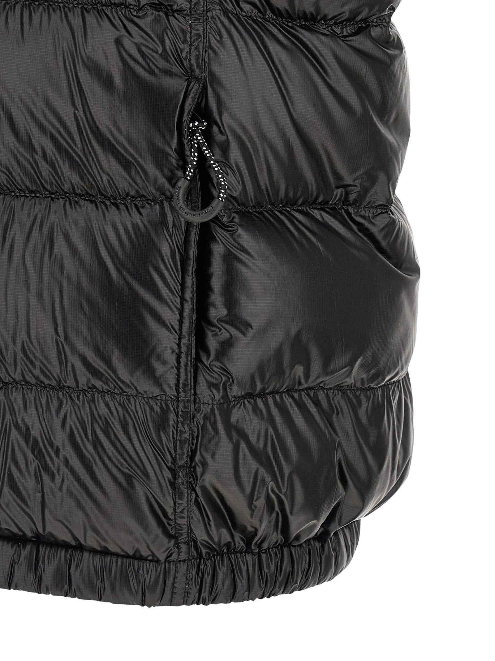Black Polyester Shell Jacket