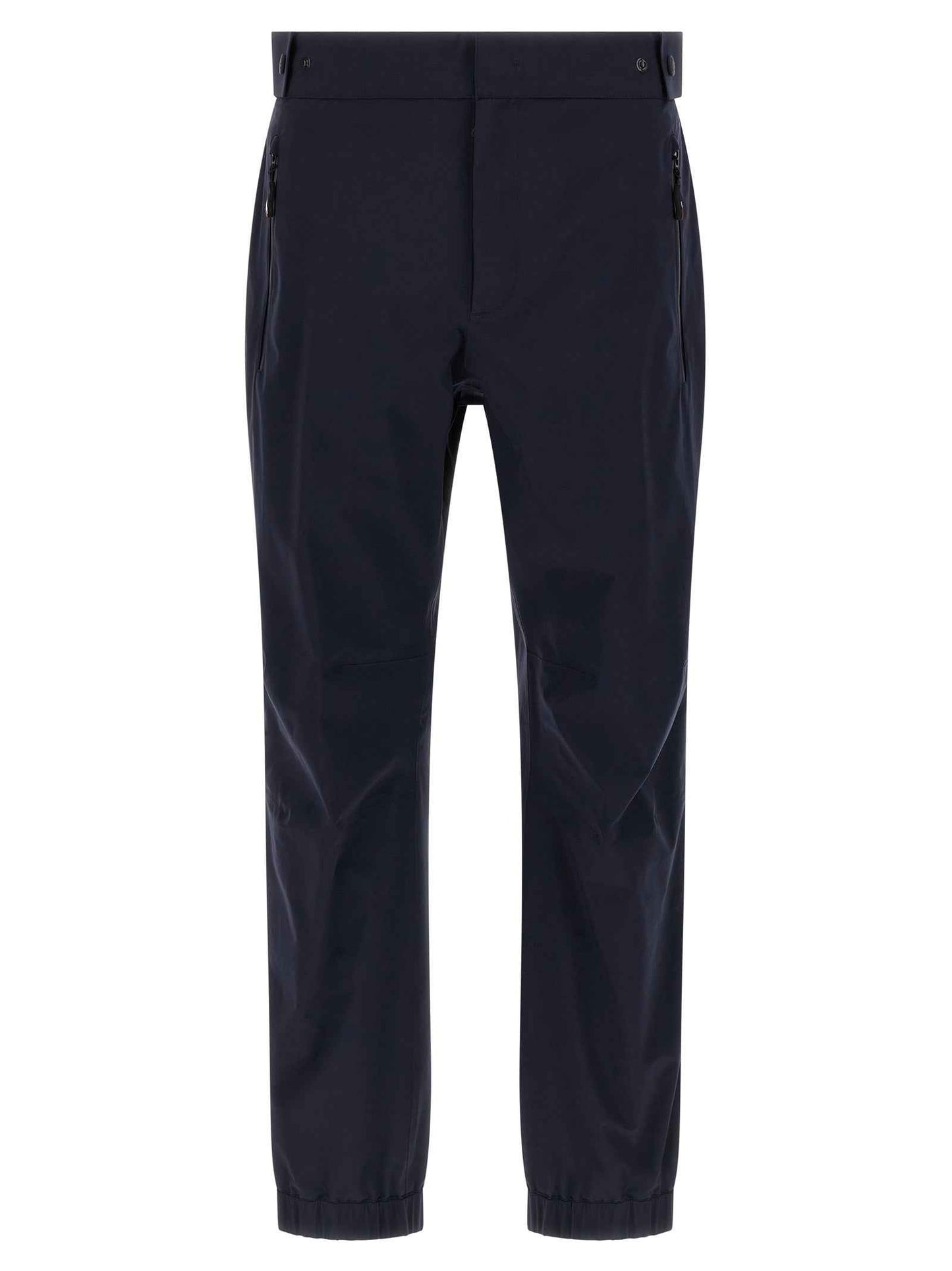 Blue Polyamide Joggers (Workout Pants)