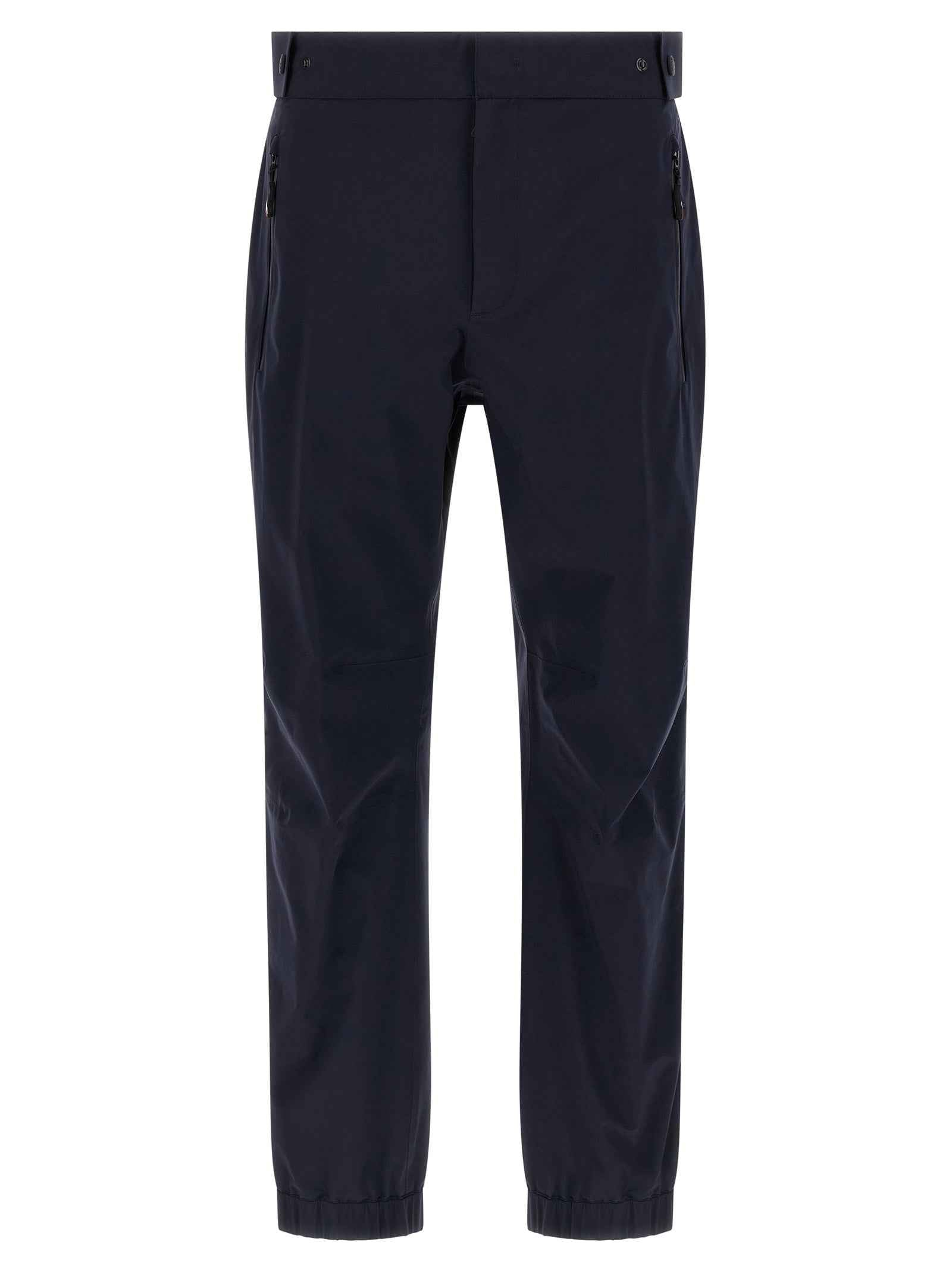 Blue Polyamide Joggers (Workout Pants)