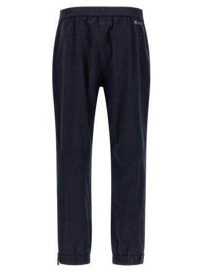Blue Polyamide Joggers (Workout Pants)