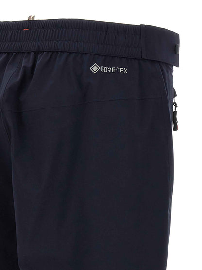 Blue Polyamide Joggers (Workout Pants)