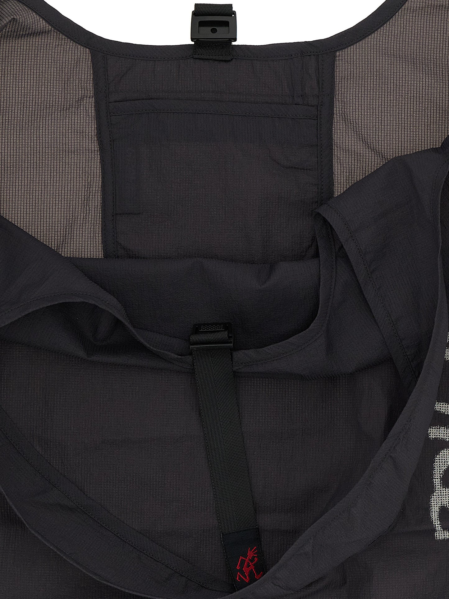 Gray Nylon Tote Bag
