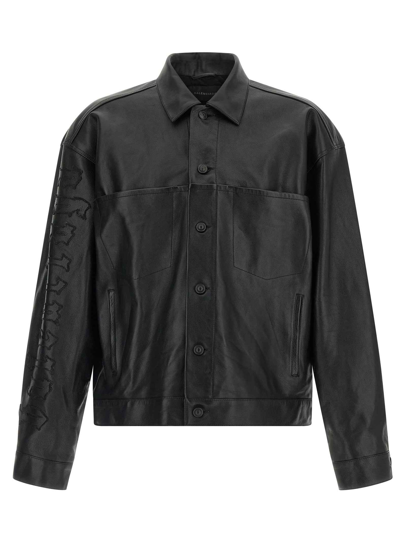 Black Buffalo Leather Leather Jacket