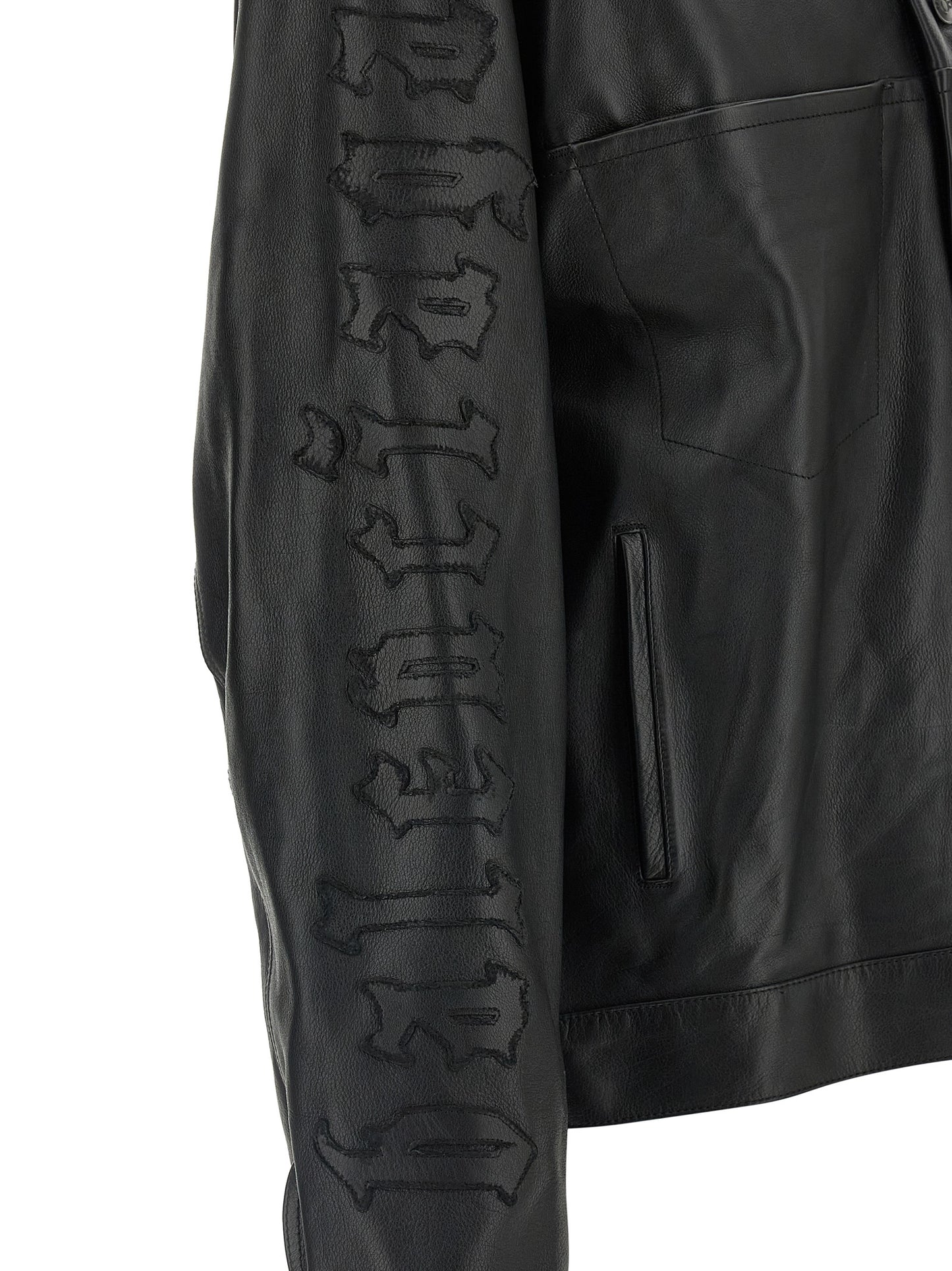 Black Buffalo Leather Leather Jacket