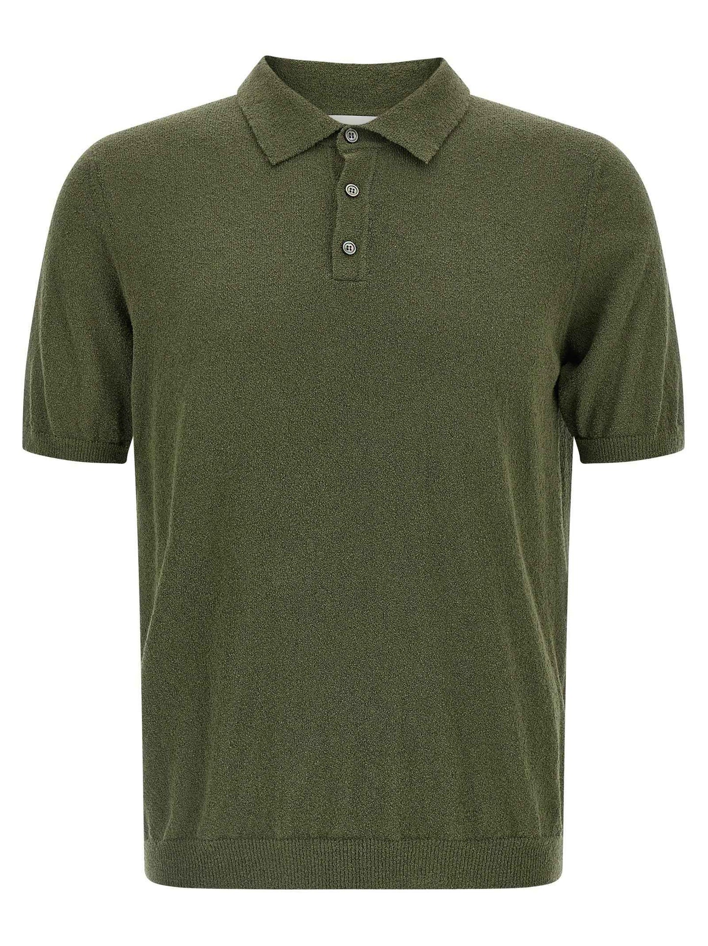 Bicolor Cotton Polo Shirt