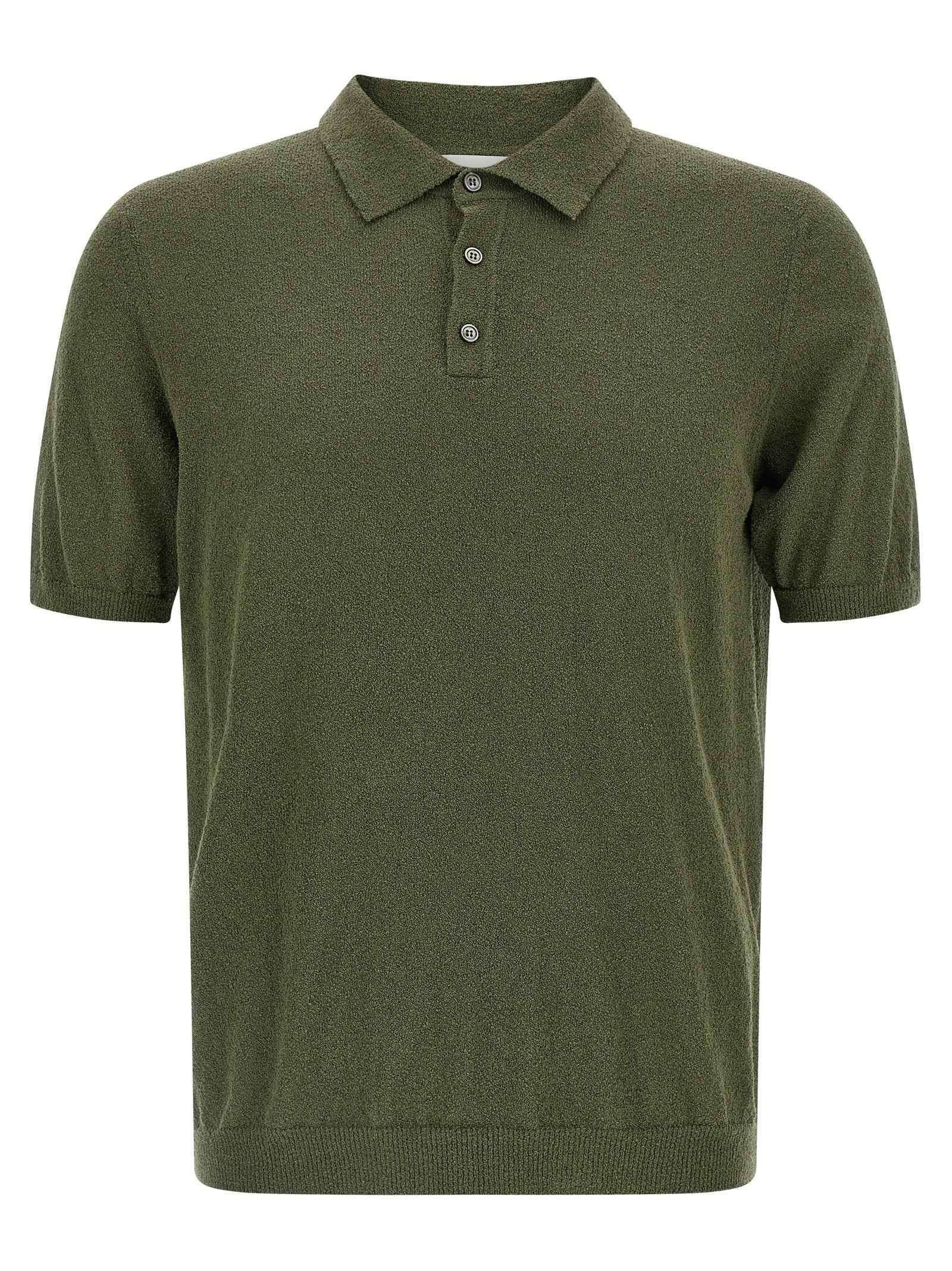 Bicolor Cotton Polo Shirt