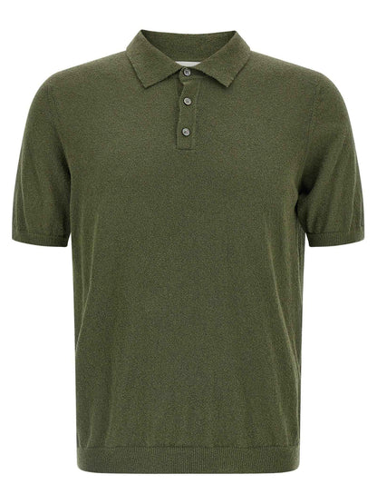 Bicolor Cotton Polo Shirt
