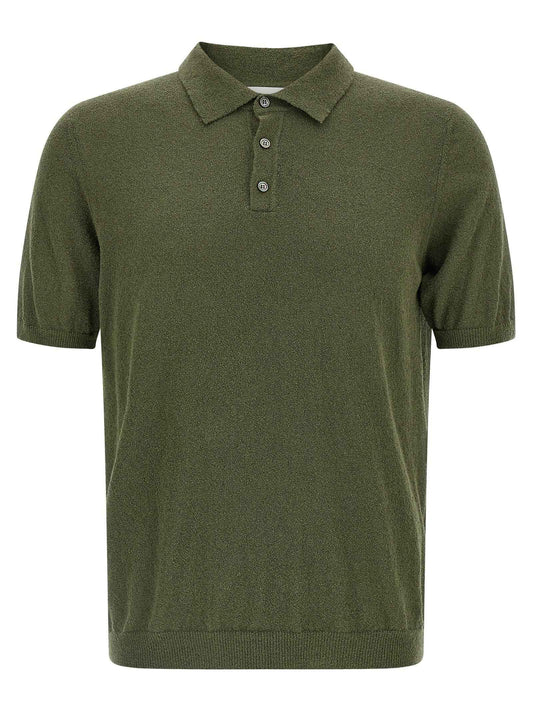 Bicolor Cotton Polo Shirt