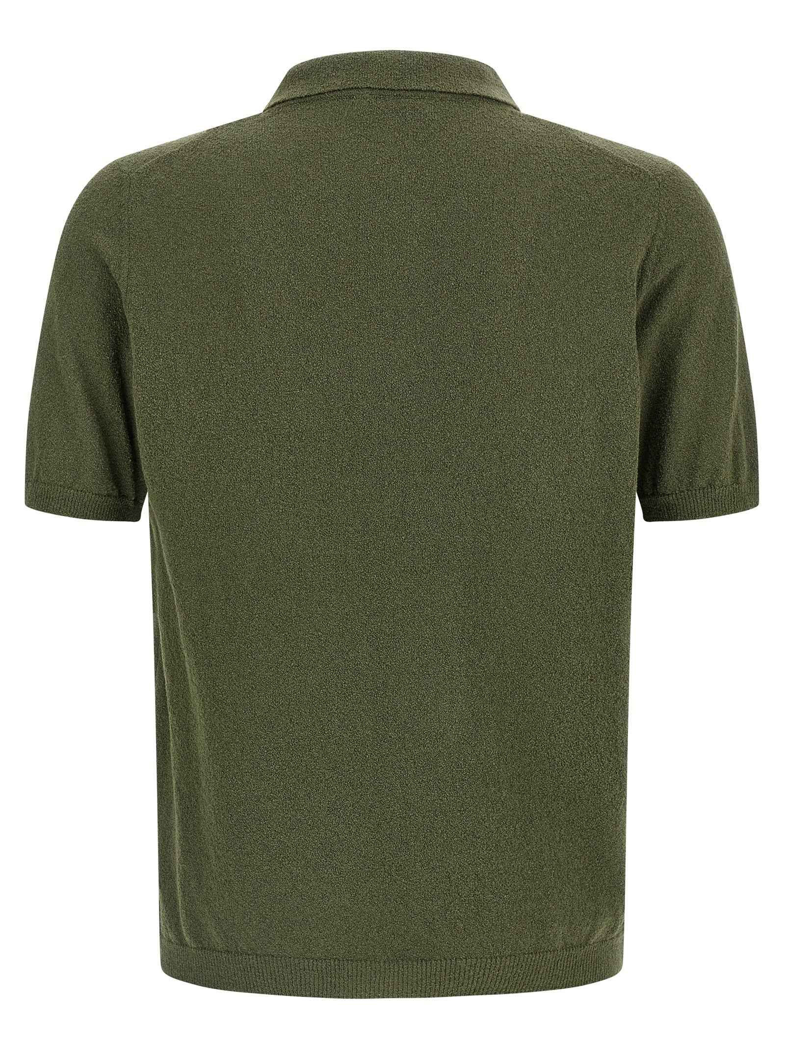 Bicolor Cotton Polo Shirt